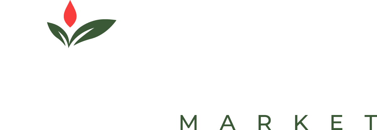 City Fresh Market Logo White With Color Accents 